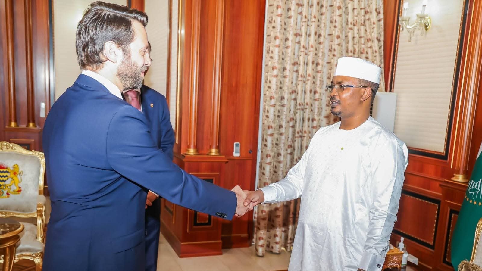 Tchad: Les Ambassadeurs d’Allemagne et du Royaume -Uni font leurs Adieux au Président Mahamat