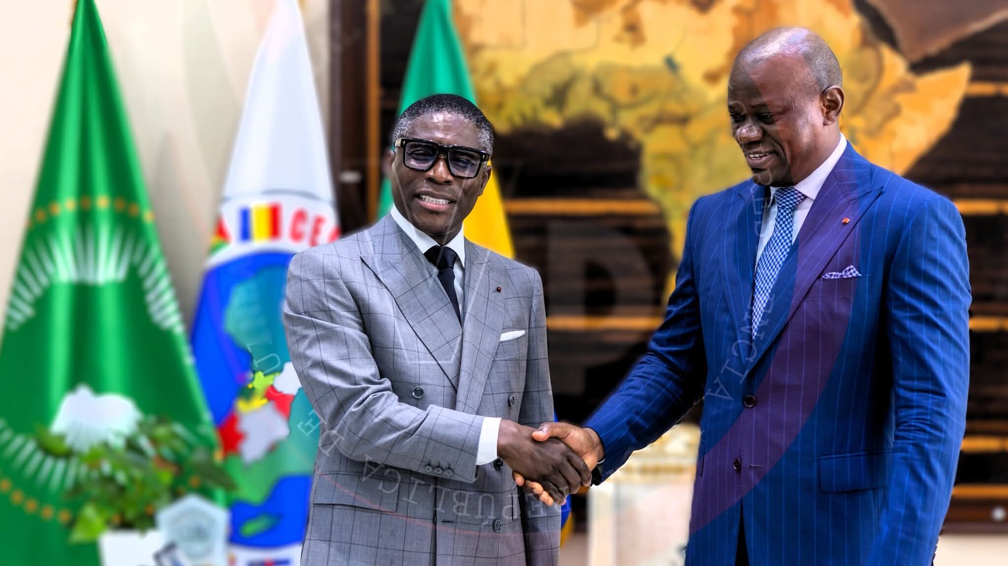 Gabon-Guinée Équatoriale : En Visite à Libreville, le Vice-président Nguema Obiang Mangue a rencontré le Président Oligui Nguema